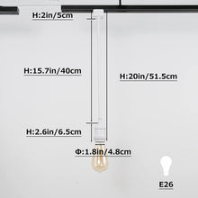 Load image into Gallery viewer, Track Light Mini E26 Base Flexibly Rotatable Light Goose Neck White Lamp