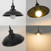 Load image into Gallery viewer, 3-Light Track Lighting Pendants Adjustable Height Vintage Decorative Fixture for Kitchen Restaurant