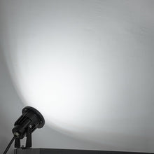 Load image into Gallery viewer, Black Waterproof Clip-On Wall Light 10W White Light Outdoor Spotlight 5.9ft Button Switch Plug Cord