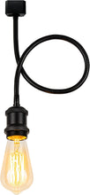 Load image into Gallery viewer, Track Light Mini E26 Base Flexibly Rotatable Light Goose Neck Black Lamp