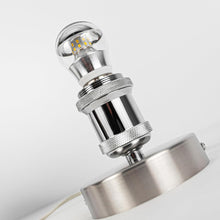 Load image into Gallery viewer, Half Chrome Globe Shape Decorative Wall Light  Modern Chrome Vanity Wall Lamp for Bathroom Bedroom