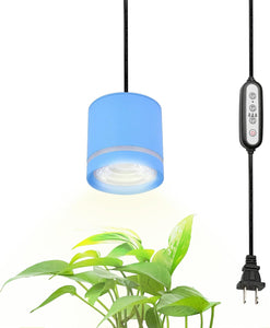 Plant Grow Plug-in Pendant Light Macaron Style Portable with Timer Full Spectrum for Balcony