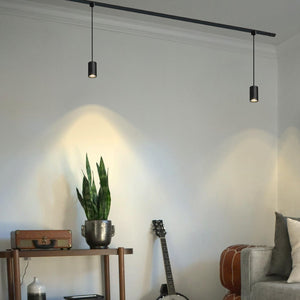 7W 4000K Natural Light Plant Growing Spotlight Track Mount Full Spectrum Spot Lamp Black Vintage