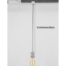 Load image into Gallery viewer, Track Light Mini E26 Base Flexibly Rotatable Light Goose Neck Silver Lamp