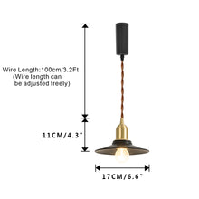 Load image into Gallery viewer, Track Mount Lighting Mini Black Shade Brass Base Pendant Kitchen Island Light