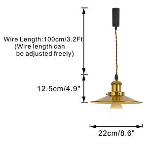 RGB LED Bulb With Remote Corded Dimmable Adjust Height Gold Track Pendant Light