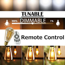 Load image into Gallery viewer, Dimmable 3-Lights Track Pendant Light Industrial Shade with Remote Control Freehand for Kitchen