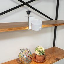 Load image into Gallery viewer, Clip-on Touch Switch Rechargeable Dimmable Spotlight Removable Magnetic 360° Rotating White/Black