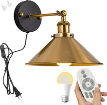 Load image into Gallery viewer, Remote Control Lamp Macaron Metal Wall Sconce Adjustable Lighting Fixture with Stepless Dimming