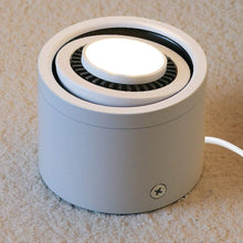 Load image into Gallery viewer, Remote Dimmable 7W LED Barrel Type 5.9ft On/Off Foot Pedal Switch Cord Wall Spotlight White