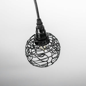 1Pcs Mini Hollow Shade Track Light Adjusted Cord Vintage Track Lamp for Dining Room Kitchen Stairs