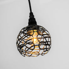 Load image into Gallery viewer, 1Pcs Mini Hollow Shade Track Light Adjusted Cord Vintage Track Lamp for Dining Room Kitchen Stairs