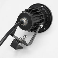 Load image into Gallery viewer, Black Waterproof Clip-On Wall Light 10W White Light Outdoor Spotlight 5.9ft Button Switch Plug Cord