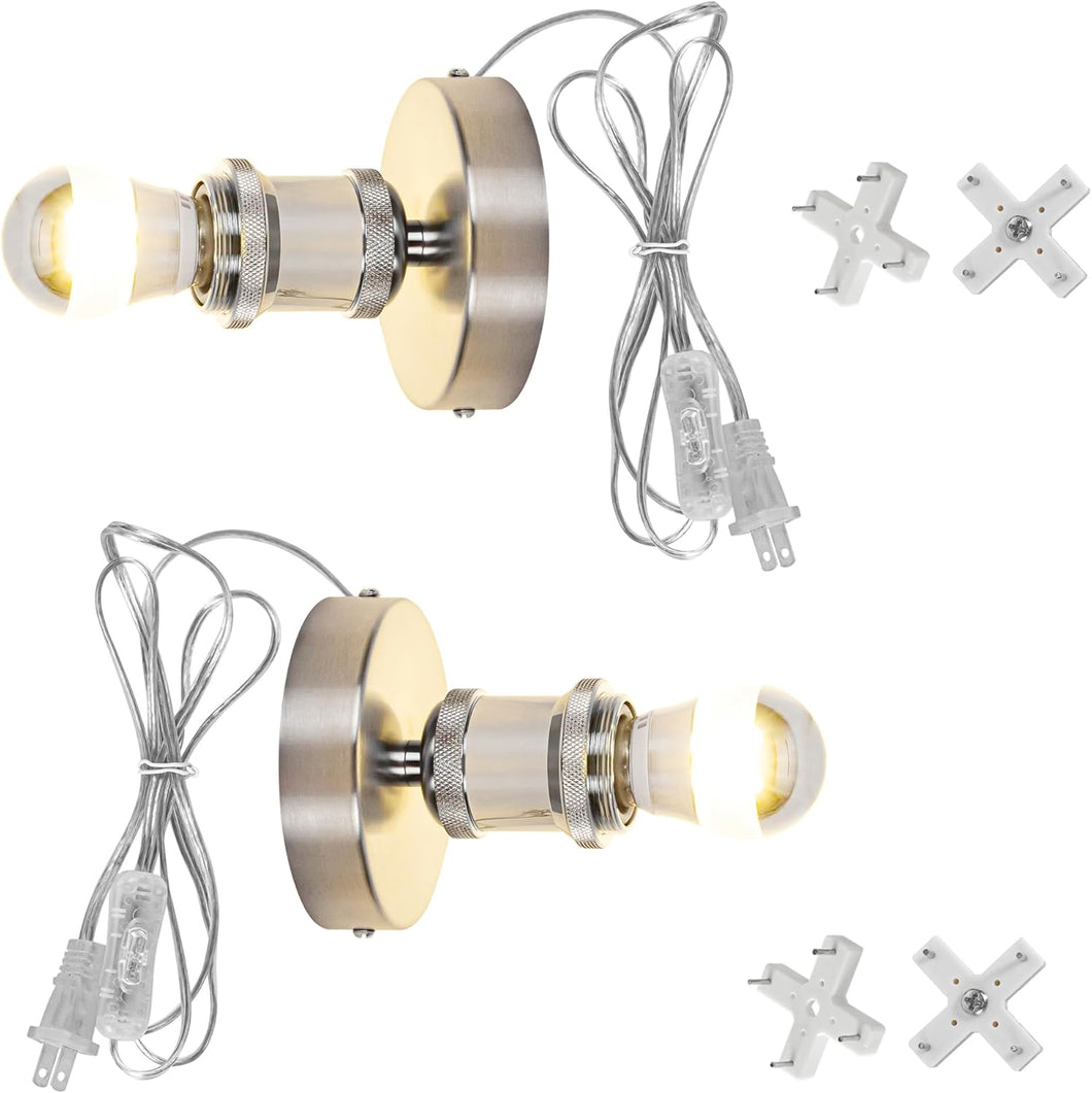 Half Chrome Globe Shape Decorative Wall Light  Modern Chrome Vanity Wall Lamp for Bathroom Bedroom