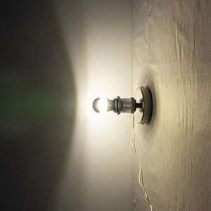 Half Chrome Globe Shape Decorative Wall Light  Modern Chrome Vanity Wall Lamp for Bathroom Bedroom
