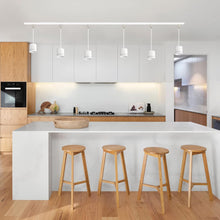 Load image into Gallery viewer, 3-Lights Track Pendant Lights with Remote Focused Adjustable LED Dimmable for Dining Room Kitchen