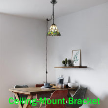 Load image into Gallery viewer, Plug in Pendant Light with Pulley Accessories and Ceiling Mount-Bracket for Bedroom Hallway Kitchen