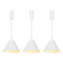 Load image into Gallery viewer, White Or Black Metal Lampshade Track Light Adjusted Cord E12 Base Modern Track Lamp Customizable