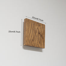 Load image into Gallery viewer, Handmade Wooden Convenient Hook Wall Sconce Go Wire-Free Battery Background Light