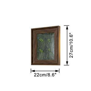 Vintage Photo Frame Dry Leaves Decorative Lamp Rechargeable Battery Remote For TV Background Wall