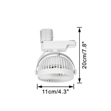 Load image into Gallery viewer, Track Ceiling White Mini Fan Easy To Install Adjustable Angle Simple Design For Air Circulation