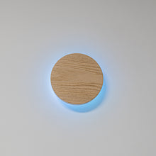 Load image into Gallery viewer, Handmade Natural Rounded Wooden Convenient Hook Wall Sconce Go Wire-Free Battery Background Light