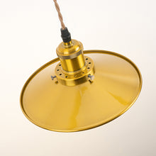 Load image into Gallery viewer, Hanging Light Plug In Dimmable Corded Gold Living Lamp Modern Design