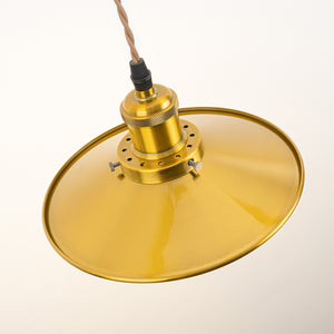 Hanging Light Plug In Dimmable Corded Gold Living Lamp Modern Design