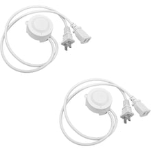 Load image into Gallery viewer, Black/White Motion Sensor Parts Extension Cord Sensor Sensitivity Time Adjusted Auto Detect Switch