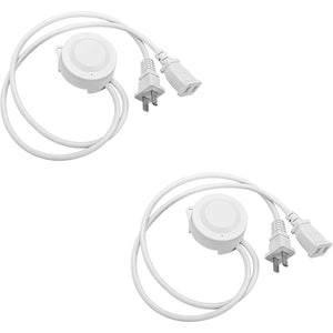 Black/White Motion Sensor Parts Extension Cord Sensor Sensitivity Time Adjusted Auto Detect Switch