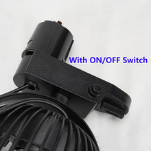 Load image into Gallery viewer, Track Mounted Black Ceiling Mini Fan With Button Switch Adjustable Angle For Home Kitchen Counter