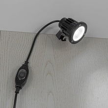 Load image into Gallery viewer, Black Waterproof Clip-On Wall Light 10W White Light Outdoor Spotlight 5.9ft Button Switch Plug Cord