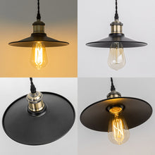 Load image into Gallery viewer, 3-Pack Track Light Multicolored E26 Base Black Shade Retro Metal Lamp 3.2 Ft Adjusted Height Freely