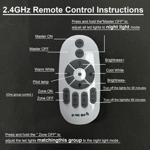 Dimmable 3-Lights Track Pendant Light Industrial Shade with Remote Control Freehand for Kitchen