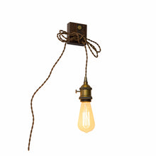 Load image into Gallery viewer, 9.8Feet Plug In Cord Mini Base Wall Lighting Adjustable Wire Length Convenient Hook Install Vintage Design