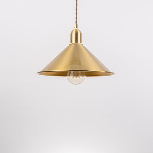 Track Pendant Lights Freely Adjustable Cord Brass Cone Shade Hanging Lamp Loft Kitchen Sink Lamp Vintage Design