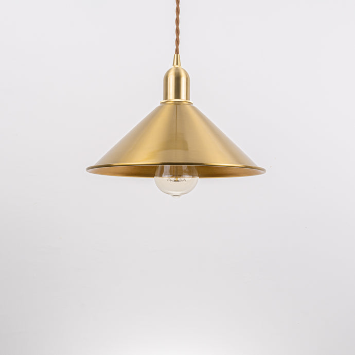 Track Pendant Lights Freely Adjustable Cord Brass Cone Shade Hanging Lamp Loft Kitchen Sink Lamp Vintage Design