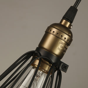 Ceiling Spotlights Remodel Droplight Metal Cage Vintage Design Hanging Light Conversion Kit For E26 Ceiling Lamp