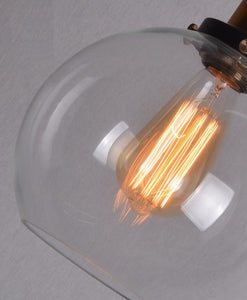 Track Pendant Lights Crystal Glass Ball Lampshade 1pcs