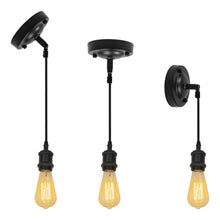 Load image into Gallery viewer, Sloped Position Ceiling Light Fixture E26 Mini Base Hanging Lamp Inclined Roof