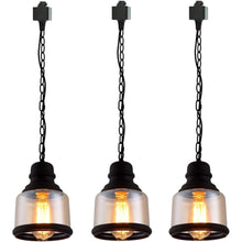 Load image into Gallery viewer, Dimmable Pendant Light Amber Industrial Vintage Stytle Customizable Track Light