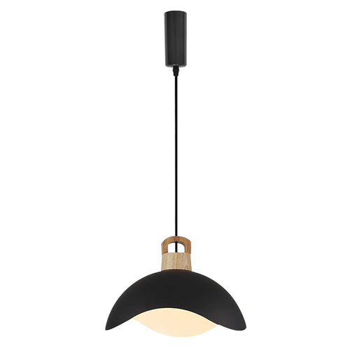 Track Pendant Light with Multi Color Iron Shade, Adjustable Length for Bedroom Home Lighting