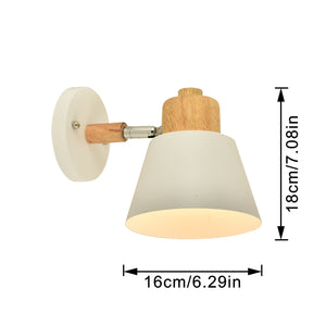 Rechargeable Battery Wireless Adjustable Angle Modern Simple Wall Sconce Remote Dimmable