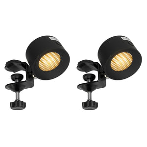 Clip-on Touch Switch Rechargeable Dimmable Spotlight Removable Magnetic 360° Rotating White/Black