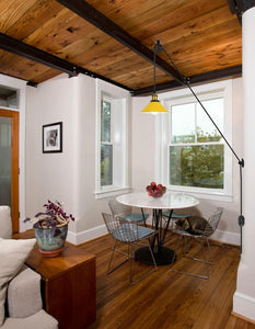 Industrial Pulley Pendant Lamp with 15ft & 20ft Plug-in Cord Dimmer Smart Led Bulb Iron Cone Shade