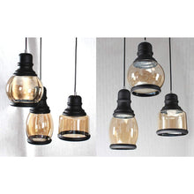 Load image into Gallery viewer, Dimmable Pendant Light Amber Industrial Vintage Stytle Customizable Track Light