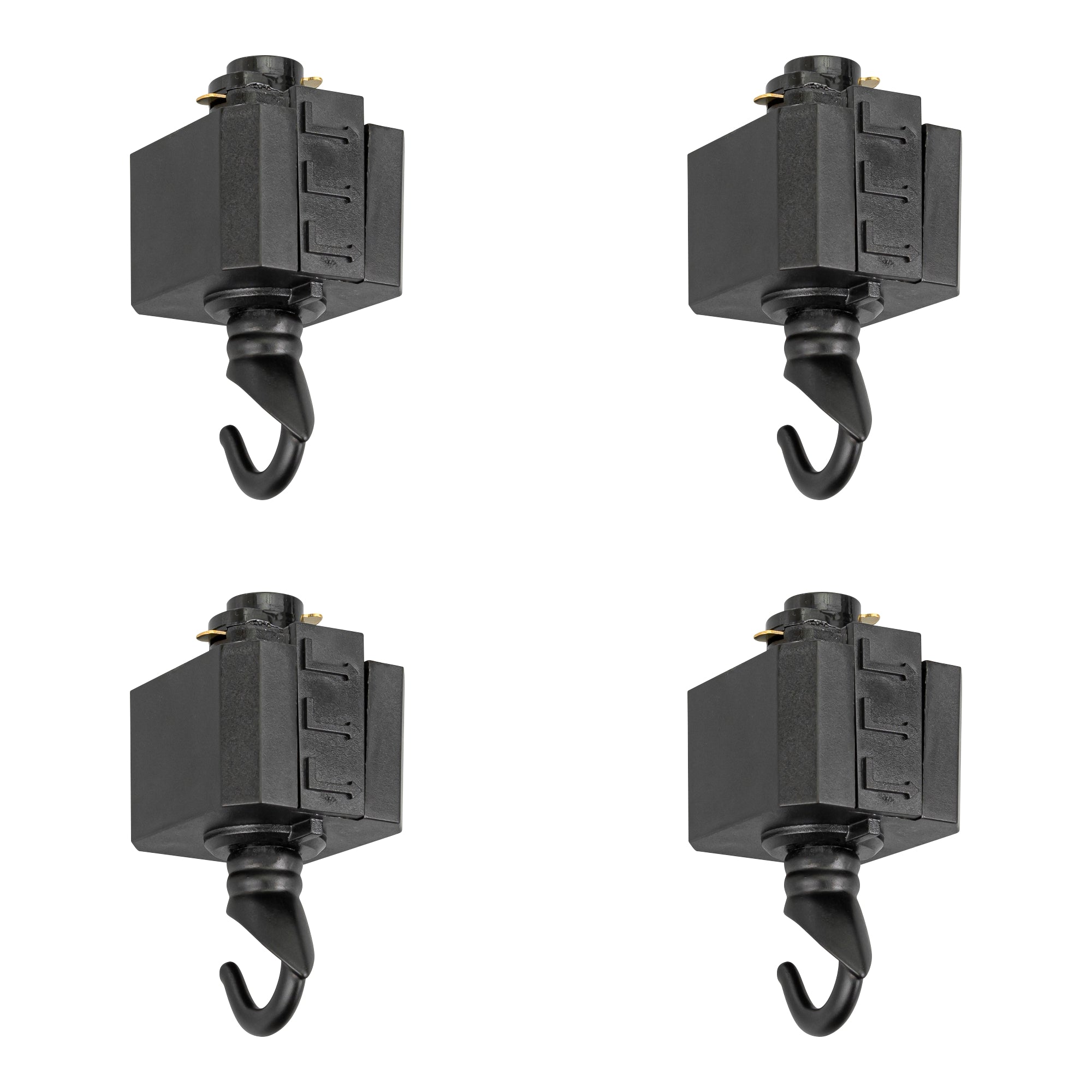 4-Pack Track Adapter with Hook Light Fitting Track Accessories For DIY ...