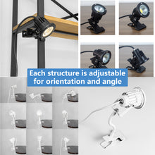 Load image into Gallery viewer, IP65 Waterproof Outdoor Clip-on Spotlights Multiple Functions Options Focus Lighting
