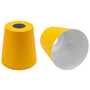 2-Packs Industrial Metal Lampshade Hanging Ceiling Cone DIY Light Decorative for Pendant Light