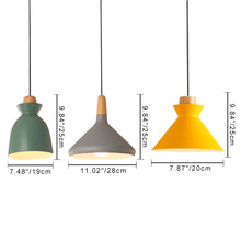 Load image into Gallery viewer, Track Light Pendant 3-Lights Set Modern Style Macaron Color Shade Decor Lamp